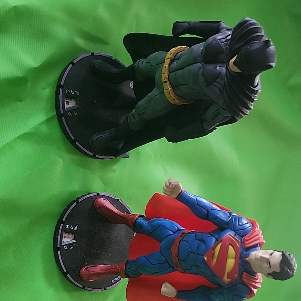 Batman and Superman Action Figures